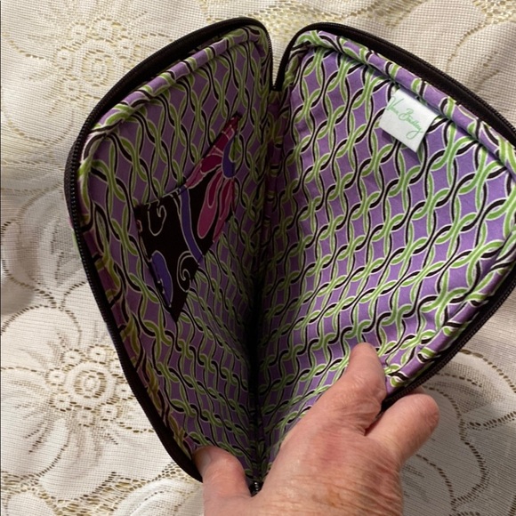 Tablet Case Brown & Pink Vera Bradley Paisley Pattern - Picture 4 of 6